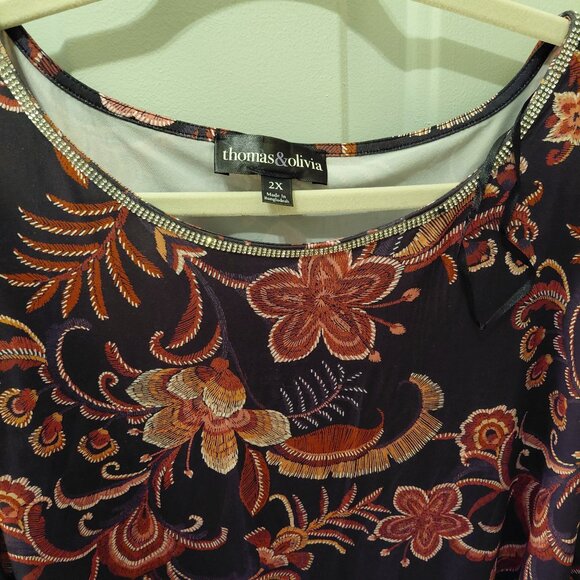 Womens blouse size 2X - Picture 4 of 5